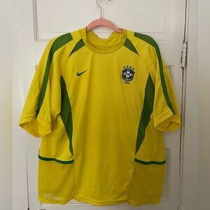 Nike Brazil World Cup Soccer Jersey 2002